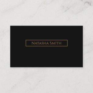 Moderna y elegante tarjeta de Moda Gold