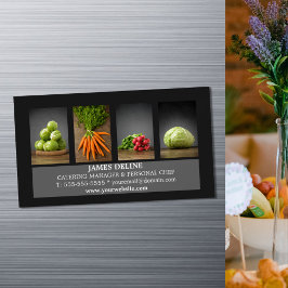 Moderna y elegante tarjeta de visita para Chef