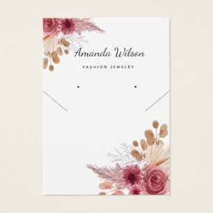 Moderna y elegante tarjeta de visualización de col