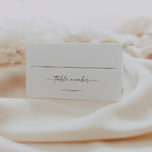 Moderna y elegante tarjeta Wedding Place