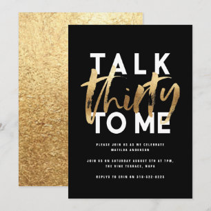 Moderna y elegante tipografía femenina oro 30 char