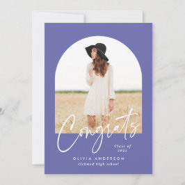 Moderna y elegante tipografía fotográfica graduaci