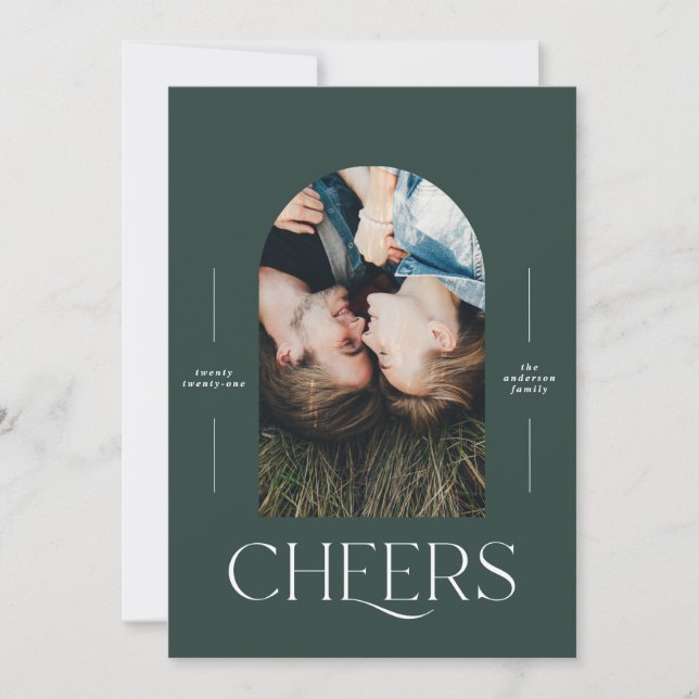 Moderna y elegante tipografía fotográfica Navidade (Anverso)