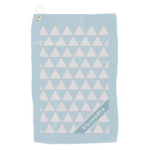 Moderna y elegante toalla de golf personalizada pa