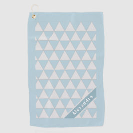 Moderna y elegante toalla de golf personalizada pa