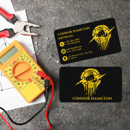 Moderna y moderna tarjeta de visita electrónica