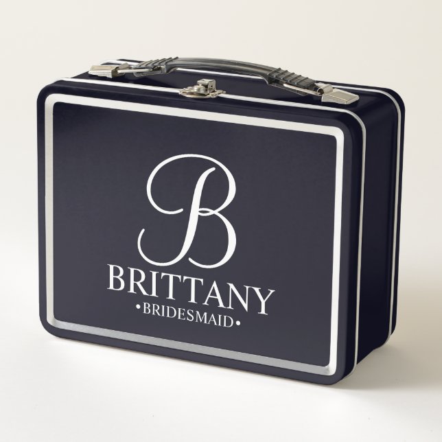 Moderna y personalizada Bridesmaids Caja de regalo (Anverso)