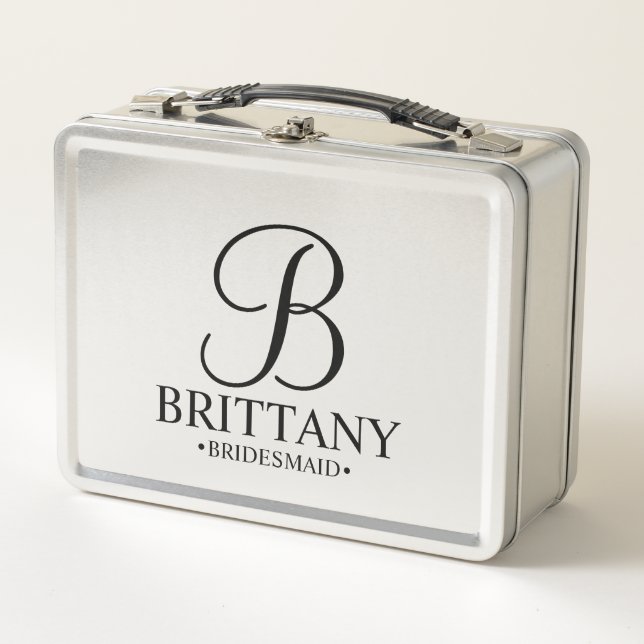 Moderna y personalizada Bridesmaids Caja de regalo (Anverso)