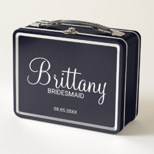 Moderna y personalizada Bridesmaids Caja de regalo