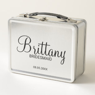 Moderna y personalizada Bridesmaids Caja de regalo