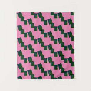 MODERNAS LÍNEAS DE Mandala -ROSA -AZUL-VERDE Tapiz