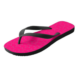 Modernas sandalias rosadas con motivos Black Star