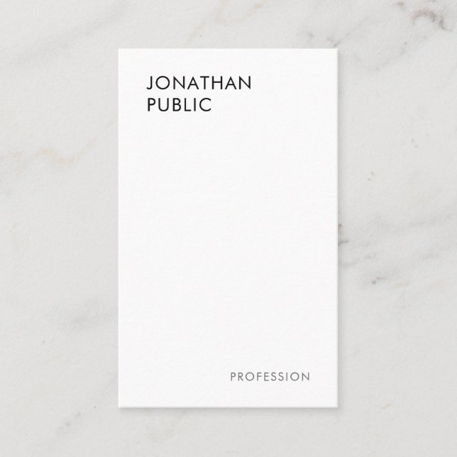 Modernas tarjetas de negocios Elegante Profesional (Anverso)