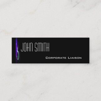 Modernas tarjetas de negocios Skinny de la fuente