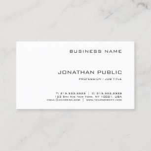 Modernas tarjetas profesionales elegantes para emp