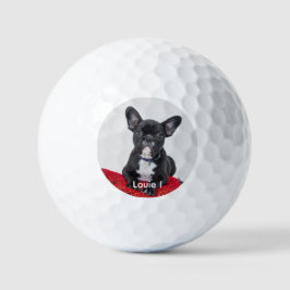 Modernas y elegantes bolas de golf de Bulldog negr