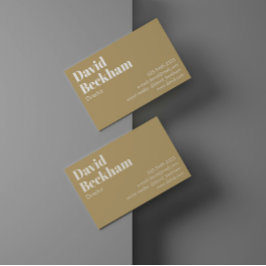 Modernas y elegantes tarjetas de visita profesiona