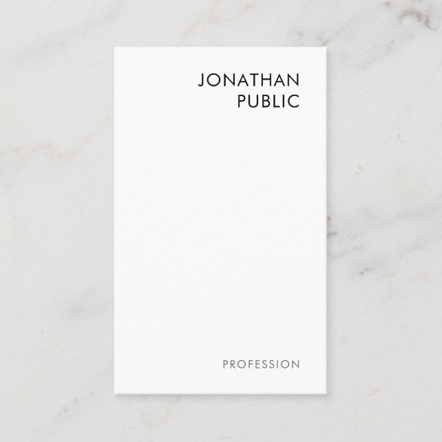 Modernas y elegantes tarjetas de visita profesiona (Anverso)