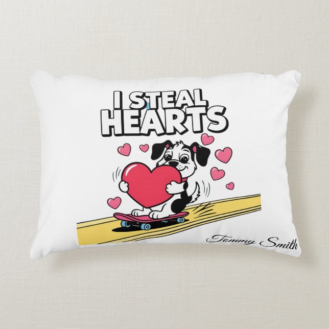 Modernas y sentimentales almohadas de San Valentín (Anverso)