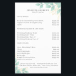 Moderner, Weiss-Grün Leafy Flyer<br><div class="desc">Moderner, grüner Schicht in Weiß, Grün. Bearbeiten Sie Ihr Produkt in wenigen Minuten durch Hinzufügen Ihrer Daten. Sie können den Schriftart/die Farbe/Position durch "weitere Personalisierung" ändern.</div>