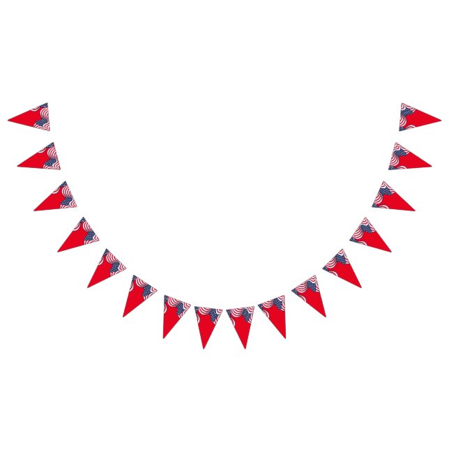 Moderno 4 de julio Bandera Patriótica Estadouniden (Todo)