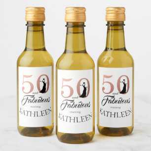Moderno 50 Fabuloso nombre personalizado 50 cumple