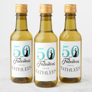 Moderno 50 Fabuloso nombre personalizado 50 cumple