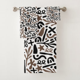 moderno abstracto negro blanco gris