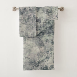 Moderno Abstracto Texturizado Gris Lila Verde Salv