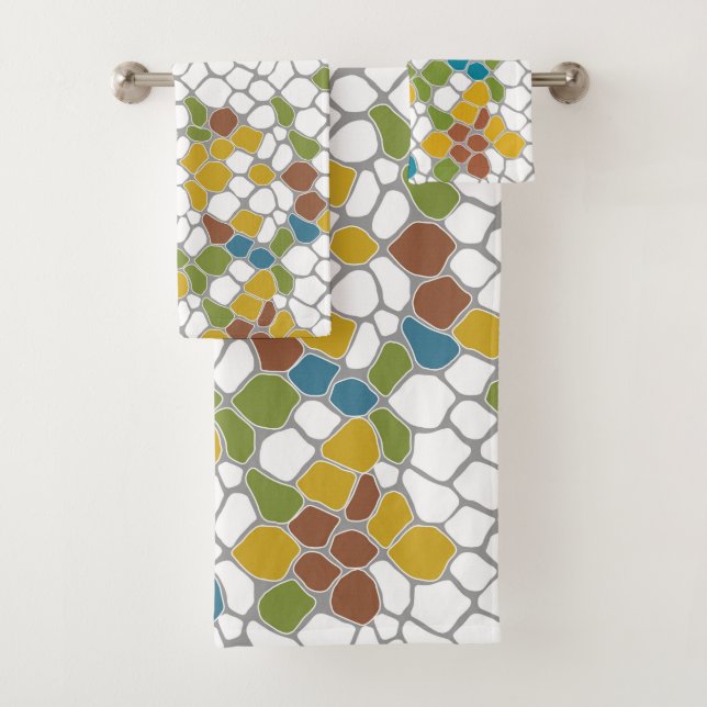 Moderno, amarillo mostaza, verde azulado, verde, b (In situ)