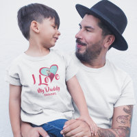 Moderno, amo a mi papá | Camiseta fotográfica de c