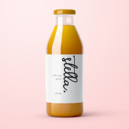 Moderno Añadir la etiqueta de producto de nombre d