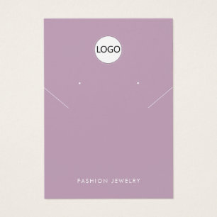 Moderno Añadir su logotipo collar Tarjeta de visua