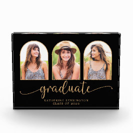 Moderno Arco de Oro 3 Graduación de Foto