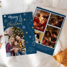 Moderno Arco Feliz Navidad 5 Collage de fotos