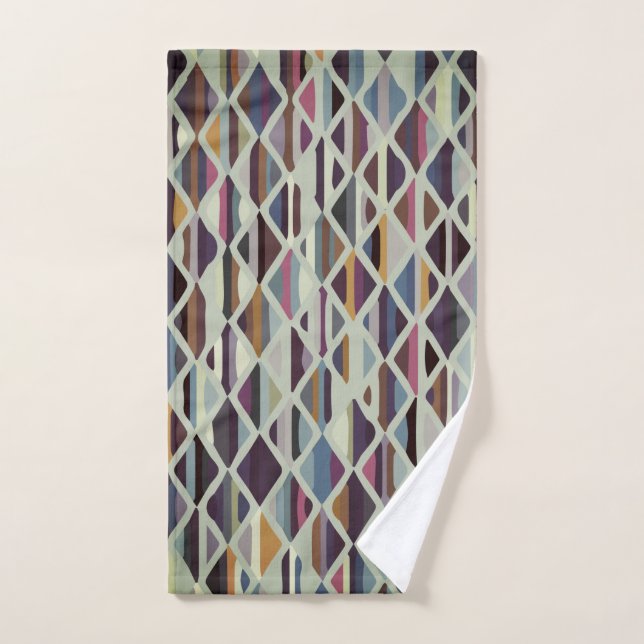 Moderno Art Deco Multicolor (Toalla de mano)