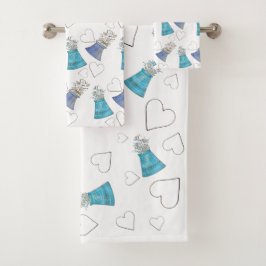 Moderno arte de acuarela floral azul