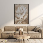 Moderno arte estético en pared de flores de color<br><div class="desc">Este moderno arte mural estético de flores beige es una excelente elección para un interior neutro o bohemio. Encuentra piezas coincidentes en nuestra tienda para crear tu muro de galería.</div>