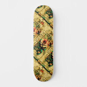 Moderno Arte urbano inspirado en el skateboard flo