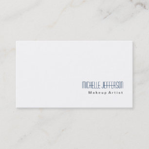 Moderno artista de maquillaje Tarjeta de visita de