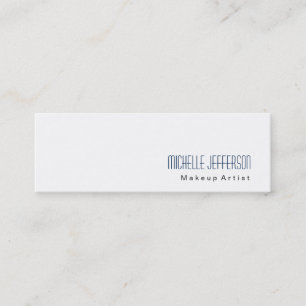 Moderno artista de maquillaje Tarjeta de visita de