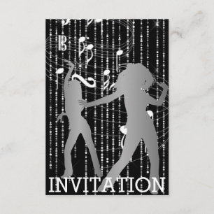 Moderno Bailarina Hip Hop Urban Club Invitación Vi