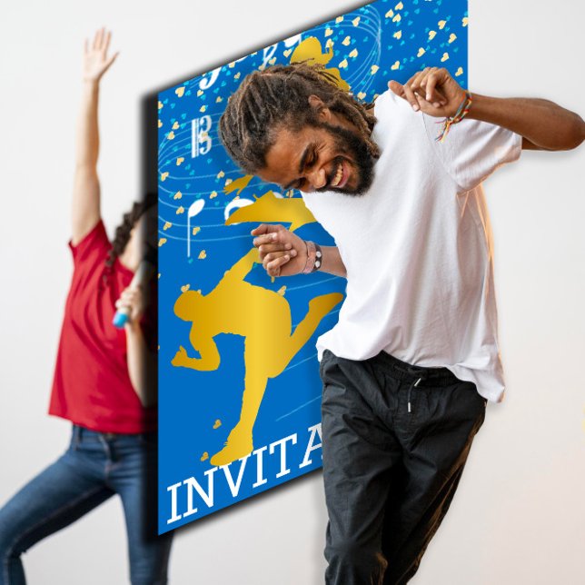 Moderno Bailarina Hip Hop Urban Club Invitación Vi (Modern Dancer Hip Hop Urban Club Vip Invitation)