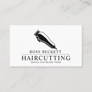 Moderno Barber Hair Stylist Clippers Tarjeta de Ne