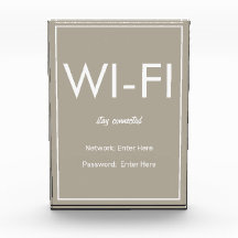 Moderno bloque de huéspedes de Wi-Fi básico Beige