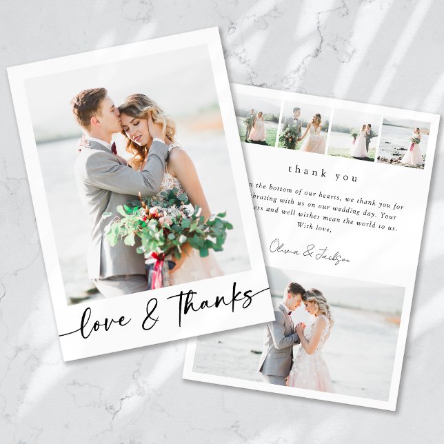 Moderno Boda de amor y agradecimiento multiimagen (Subido por el creador)