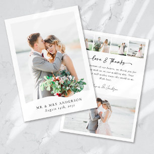 Moderno Boda de amor y agradecimiento multiimagen
