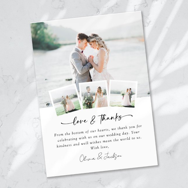 Moderno Boda de amor y agradecimiento multiimagen (Subido por el creador)