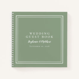 Moderno Boda simple presupuesto de invitado libro