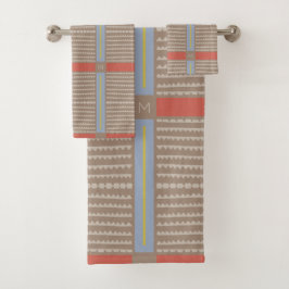 Moderno Boho Étnico Geométrico Multi Khaki